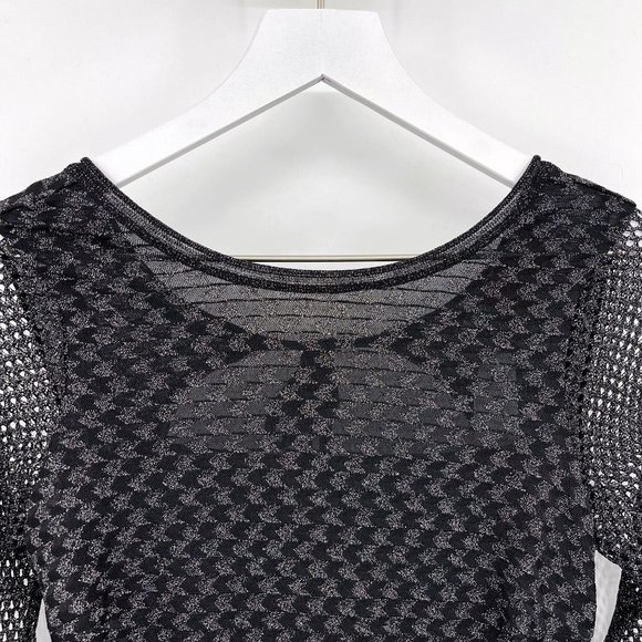 Missoni Metallic Mesh Open Back Slinky Maxi Dress - Picture 5 of 12